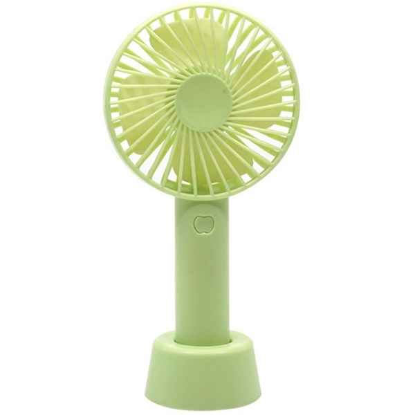 Mini portable hand fan powered by a 1200 mAh rechargeable battery... from ASI 37218 Athena Promo (tm)