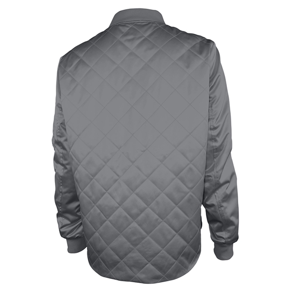 Women's Softex™ polyester quilted flight jacket with zippered front.... from ASI 44620 Charles River Apparel
