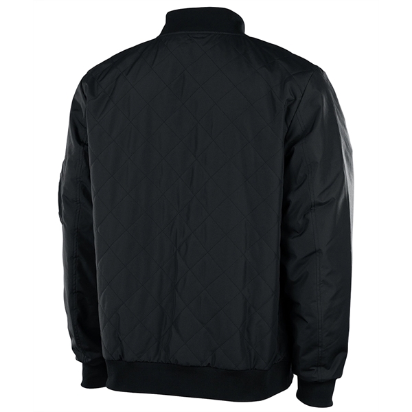Men's quilted 100% Softex® polyester Boston flight jacket with front zippered... from ASI 44620 Charles River Apparel