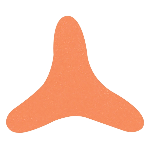 The 5.5" 3 sided boomerang is available in different attractive colors.... from ASI 42155 Amerifoam® - The House of Foam