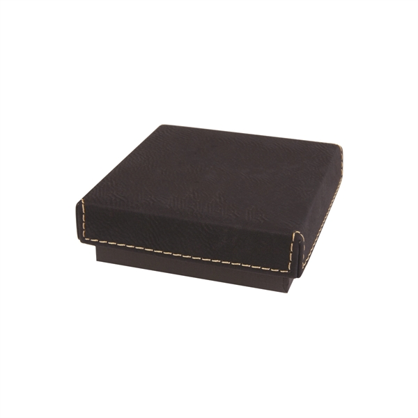 3 1/2" x  3 1/2" x 1" PU leather case... from ASI 74601 Calico