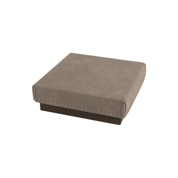 3 1/2" x  3 1/2" x 1" PU leather case... from ASI 74601 Calico