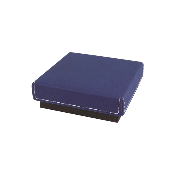 3 1/2" x  3 1/2" x 1" PU leather case... from ASI 74601 Calico