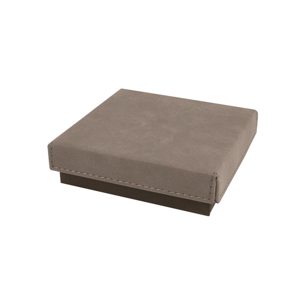 4" x 4" x 1" PU leather case for medallions and... from ASI 74601 Calico