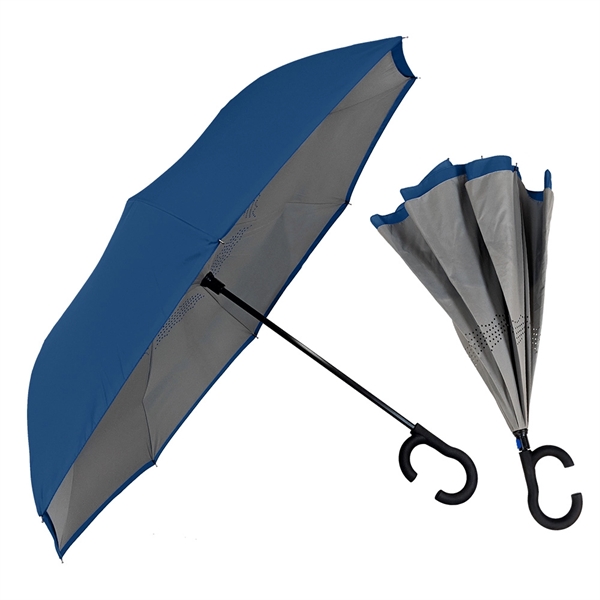 Get extra-colorful with our new ViceVersa Inverted Umbrella, featuring a colorful... from ASI 89955 StrombergBrand / Stromberg Brand