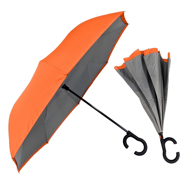Get extra-colorful with our new ViceVersa Inverted Umbrella, featuring a colorful... from ASI 89955 StrombergBrand / Stromberg Brand