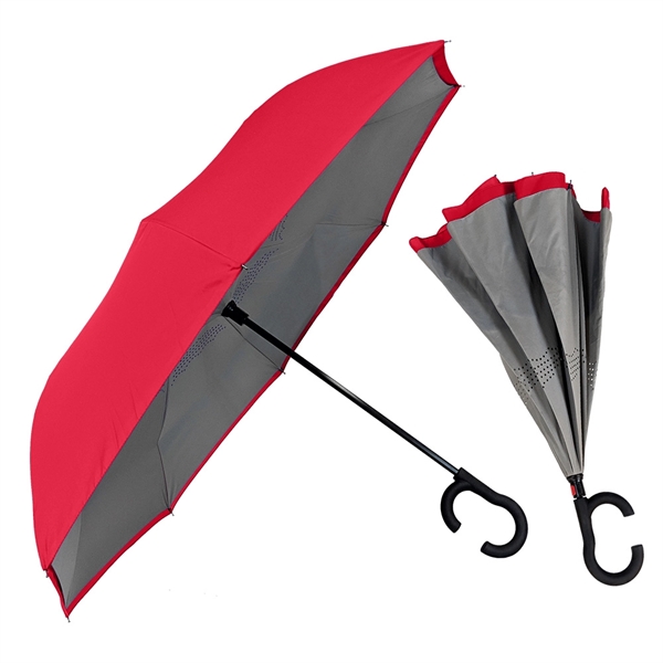Get extra-colorful with our new ViceVersa Inverted Umbrella, featuring a colorful... from ASI 89955 StrombergBrand / Stromberg Brand