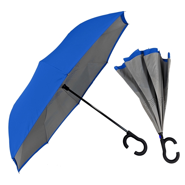 Get extra-colorful with our new ViceVersa Inverted Umbrella, featuring a colorful... from ASI 89955 StrombergBrand / Stromberg Brand