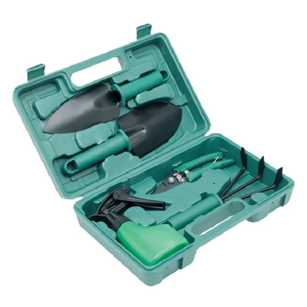 Garden tool set with trowels, cultivator, water mister, and pruner... from ASI 40544 Binaco