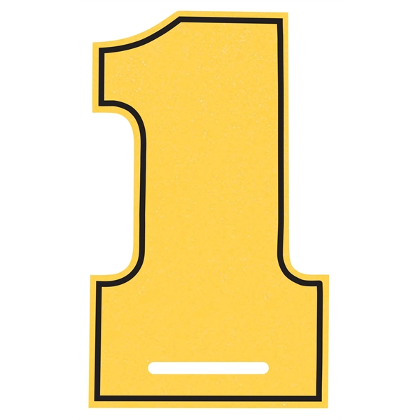 The number one is available in different attractive colors.... from ASI 42155 Amerifoam® - The House of Foam