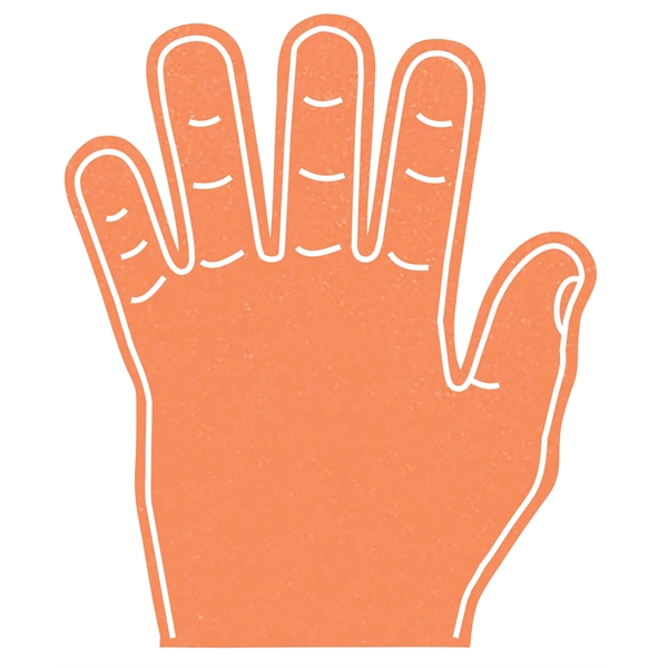 The high 5 hand is available many attractive colors.... from ASI 42155 Amerifoam® - The House of Foam