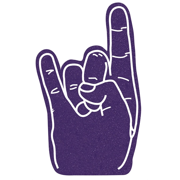 The hook em horns hand is available in different colors.... from ASI 42155 Amerifoam® - The House of Foam