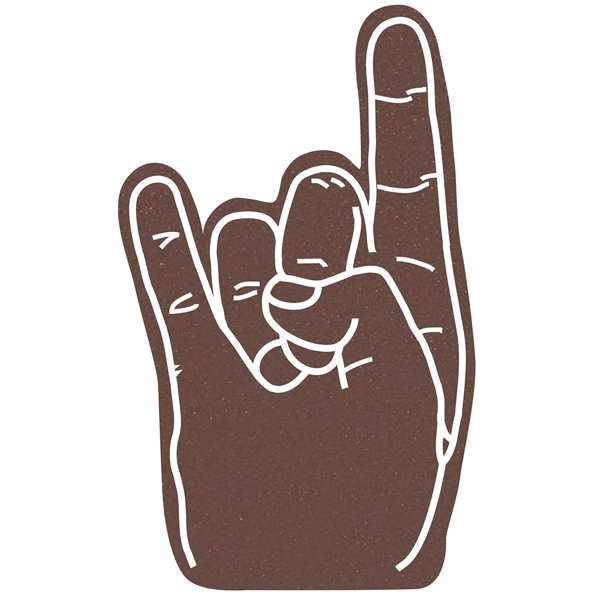 The hook em horns hand is available in different colors.... from ASI 42155 Amerifoam® - The House of Foam