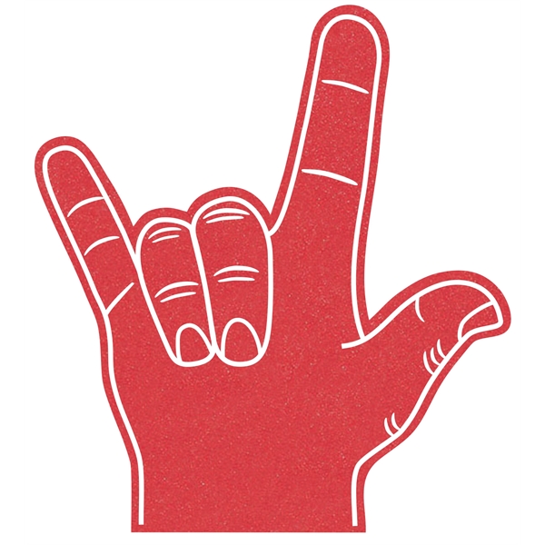 The love hand is available in many colors.... from ASI 42155 Amerifoam® - The House of Foam