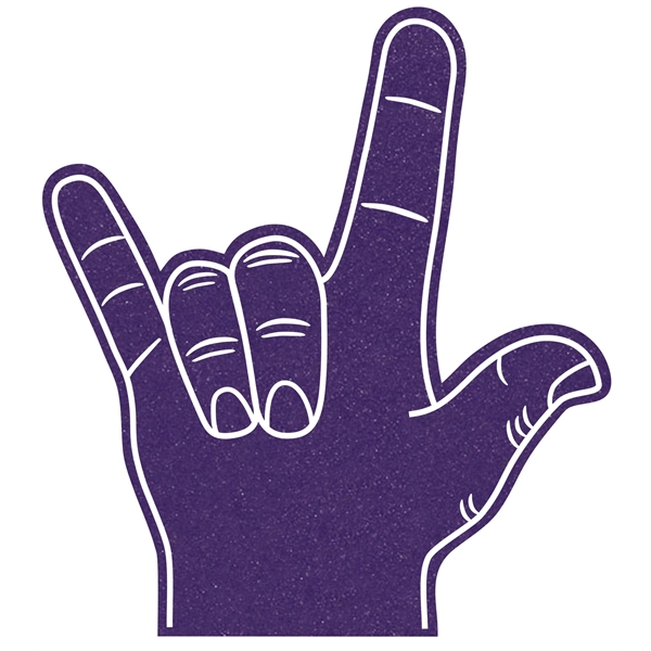 The love hand is available in many colors.... from ASI 42155 Amerifoam® - The House of Foam