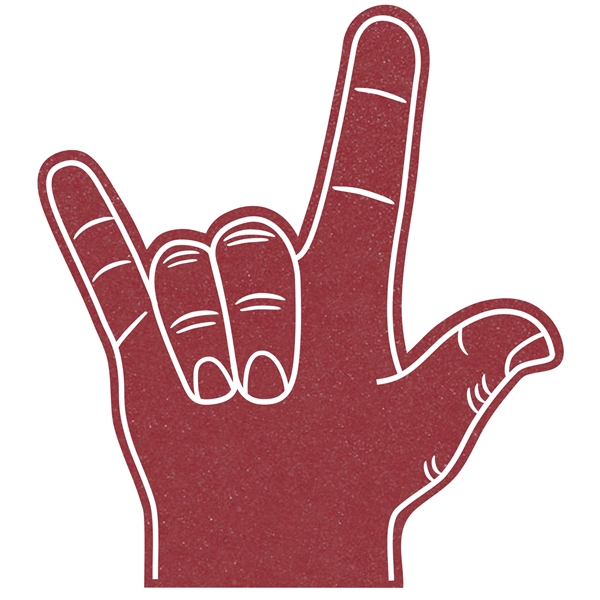 The love hand is available in many colors.... from ASI 42155 Amerifoam® - The House of Foam