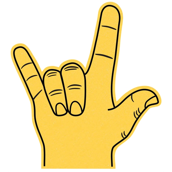 The love hand is available in many colors.... from ASI 42155 Amerifoam® - The House of Foam