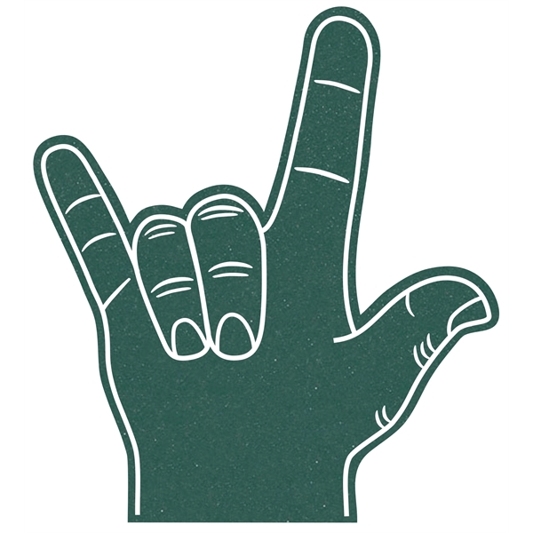 The love hand is available in many colors.... from ASI 42155 Amerifoam® - The House of Foam