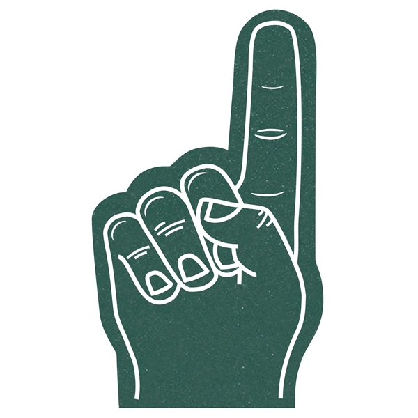 The 6.5" # 1 foam finger is available in many colors.... from ASI 42155 Amerifoam® - The House of Foam