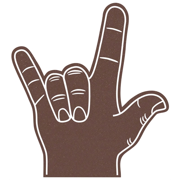 The love hand is available in many colors.... from ASI 42155 Amerifoam® - The House of Foam