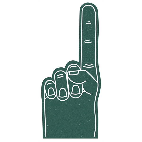 The 17" #1 foam finger is available in many colors.... from ASI 42155 Amerifoam® - The House of Foam