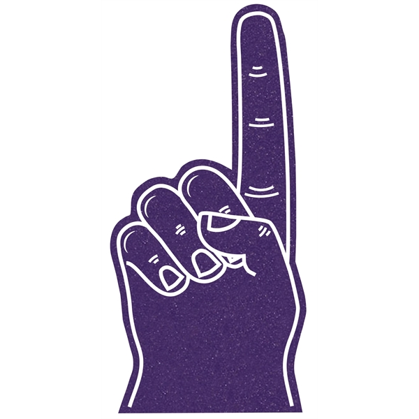 The 18" # 1 foam finger is available in different colors.... from ASI 42155 Amerifoam® - The House of Foam