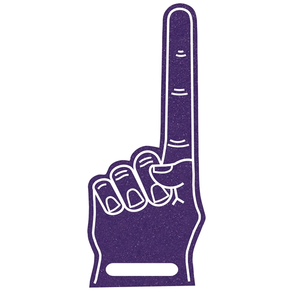 The 17".# 1 foam finger with slot is available in many... from ASI 42155 Amerifoam® - The House of Foam