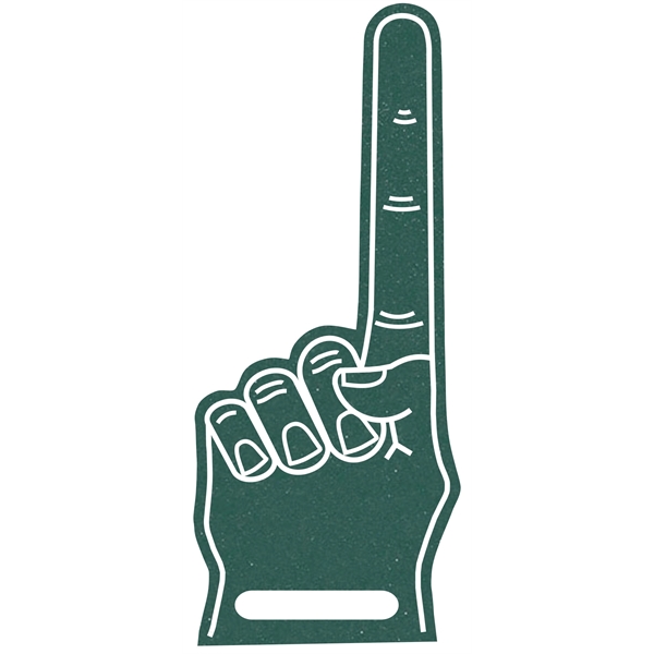 The 17".# 1 foam finger with slot is available in many... from ASI 42155 Amerifoam® - The House of Foam
