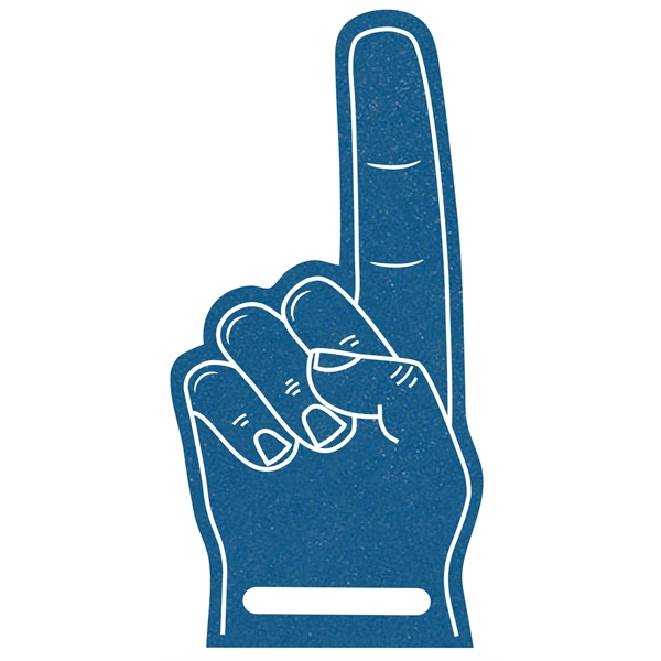 The foam finger is available in different colors.... from ASI 42155 Amerifoam® - The House of Foam