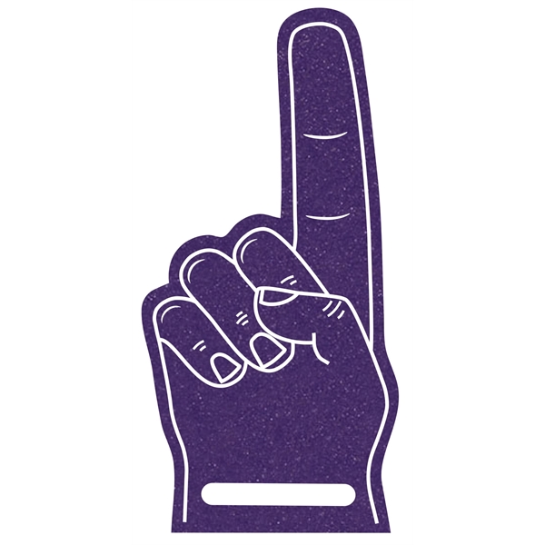 The foam finger is available in different colors.... from ASI 42155 Amerifoam® - The House of Foam