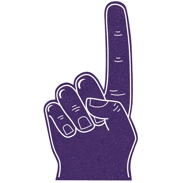 The 33" # 1 foam finger is available in many colors..... from ASI 42155 Amerifoam® - The House of Foam