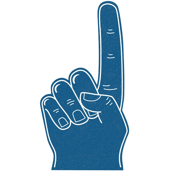 The 33" # 1 foam finger is available in many colors..... from ASI 42155 Amerifoam® - The House of Foam