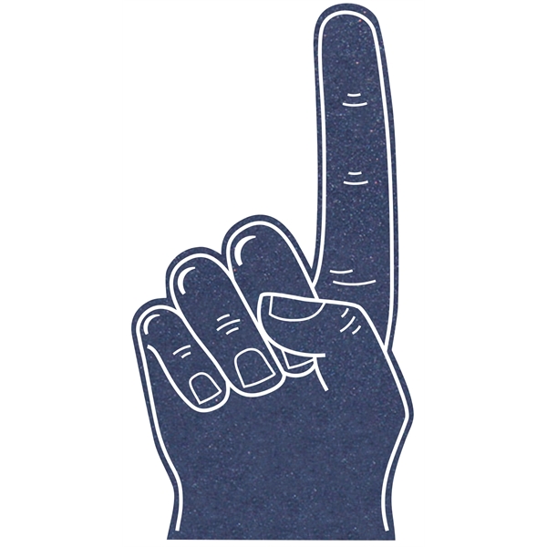 The 33" # 1 foam finger is available in many colors..... from ASI 42155 Amerifoam® - The House of Foam
