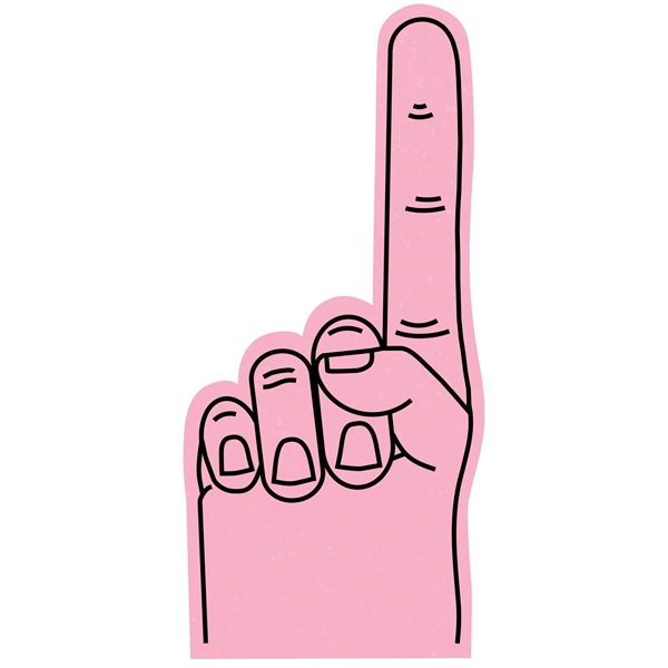 The 16" #1 foam finger is available in different colors..... from ASI 42155 Amerifoam® - The House of Foam