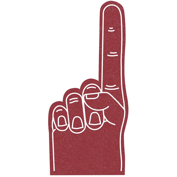 The 16" #1 foam finger is available in different colors..... from ASI 42155 Amerifoam® - The House of Foam