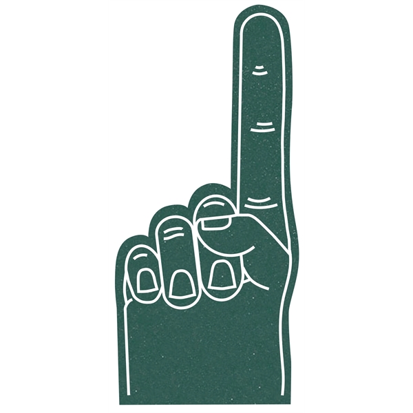 The 16" #1 foam finger is available in different colors..... from ASI 42155 Amerifoam® - The House of Foam