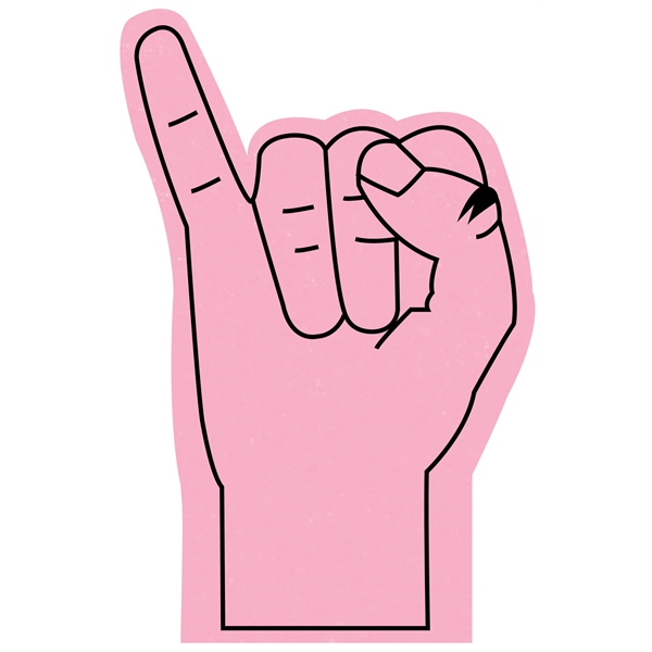 The pinky swear hand is available in different colors.... from ASI 42155 Amerifoam® - The House of Foam