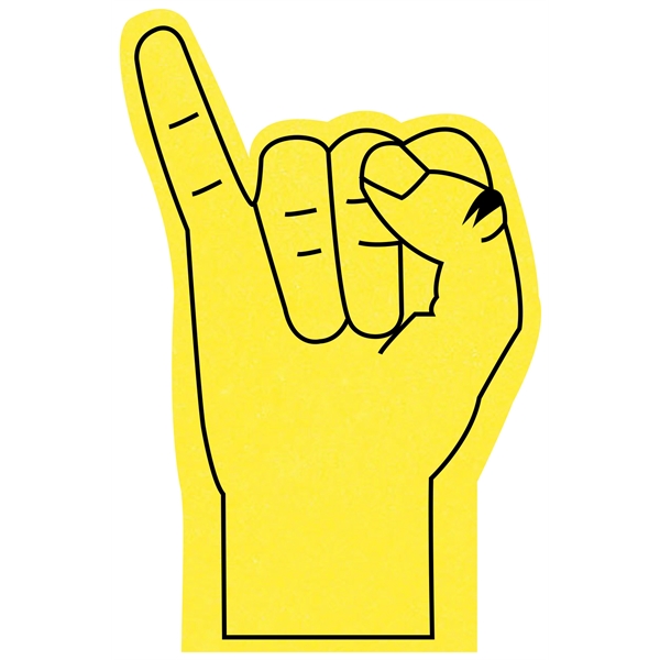 The pinky swear hand is available in different colors.... from ASI 42155 Amerifoam® - The House of Foam