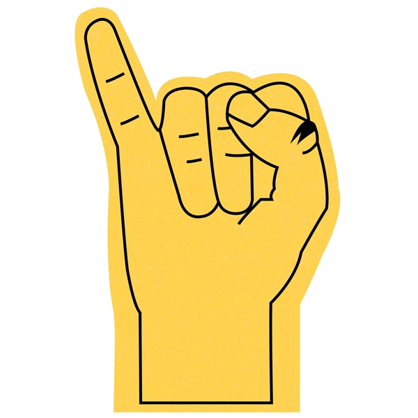 The pinky swear hand is available in different colors.... from ASI 42155 Amerifoam® - The House of Foam