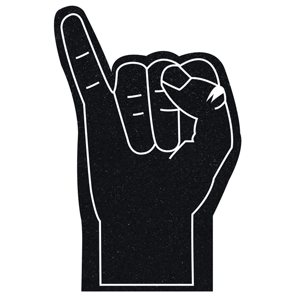 The pinky swear hand is available in different colors.... from ASI 42155 Amerifoam® - The House of Foam