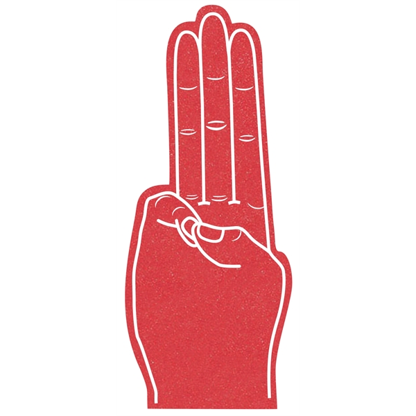 The salute hand is available in different colors.... from ASI 42155 Amerifoam® - The House of Foam