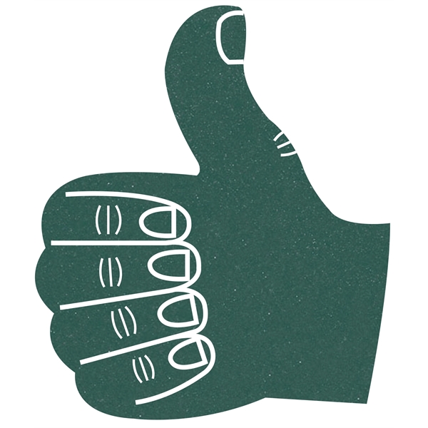 The sm thumbs up hand is available in many colors.... from ASI 42155 Amerifoam® - The House of Foam