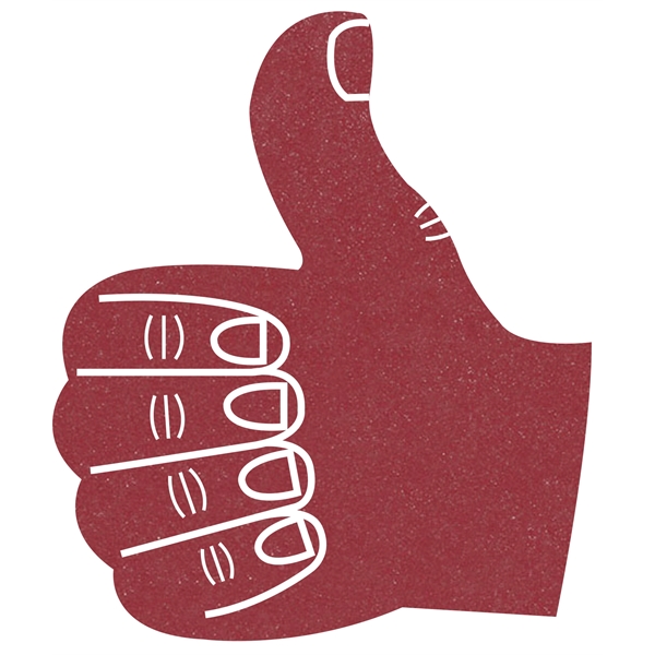 The sm thumbs up hand is available in many colors.... from ASI 42155 Amerifoam® - The House of Foam