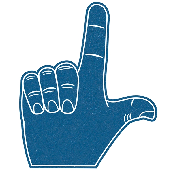 The 16" letter "L" hand is available in different colors.... from ASI 42155 Amerifoam® - The House of Foam