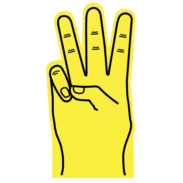 The 3 finger hand is available in different colors.... from ASI 42155 Amerifoam® - The House of Foam