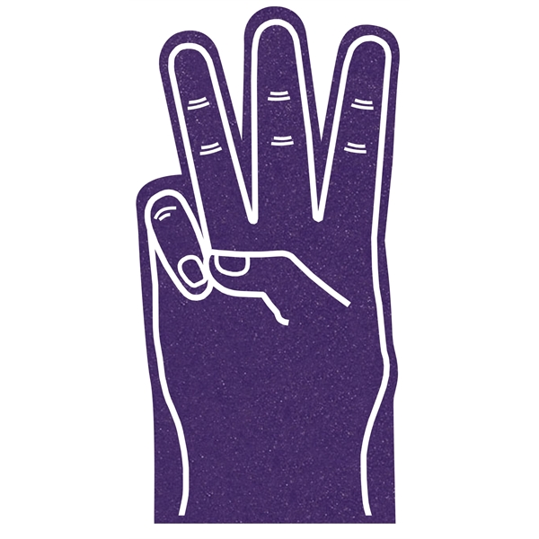 The 3 finger hand is available in different colors.... from ASI 42155 Amerifoam® - The House of Foam