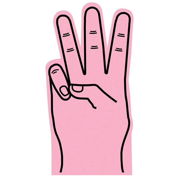 The 3 finger hand is available in different colors.... from ASI 42155 Amerifoam® - The House of Foam