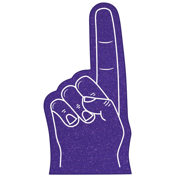 The deluxe 12" #1 foam finger is available in different colors.... from ASI 42155 Amerifoam® - The House of Foam