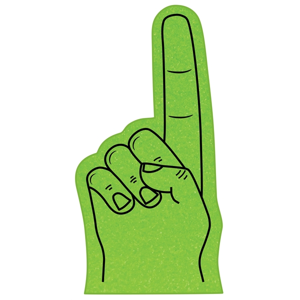 The deluxe 12" #1 foam finger is available in different colors.... from ASI 42155 Amerifoam® - The House of Foam