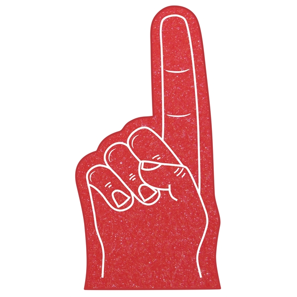 The deluxe 12" #1 foam finger is available in different colors.... from ASI 42155 Amerifoam® - The House of Foam